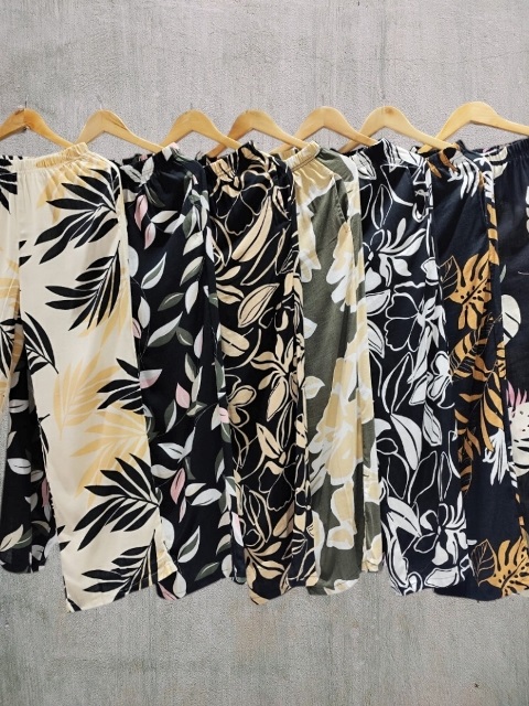 Palazzo Dama Lino estampado T2 a T10